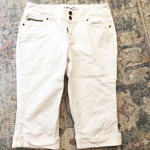 INC denim White Jean Capri
